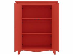 Armario Lider Design Classic Cabinet Vermelho 741.30006.1041 